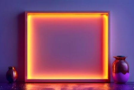 Rotating LED Frame